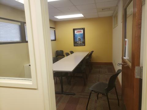 Picture of Study Room 1 from outside the door.